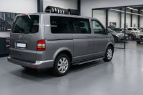 Volkswagen T5 Multivan 2003-2010 рр. Бокові пороги Bosphorus Grey (2 шт., алюміній) Довга база фото 1