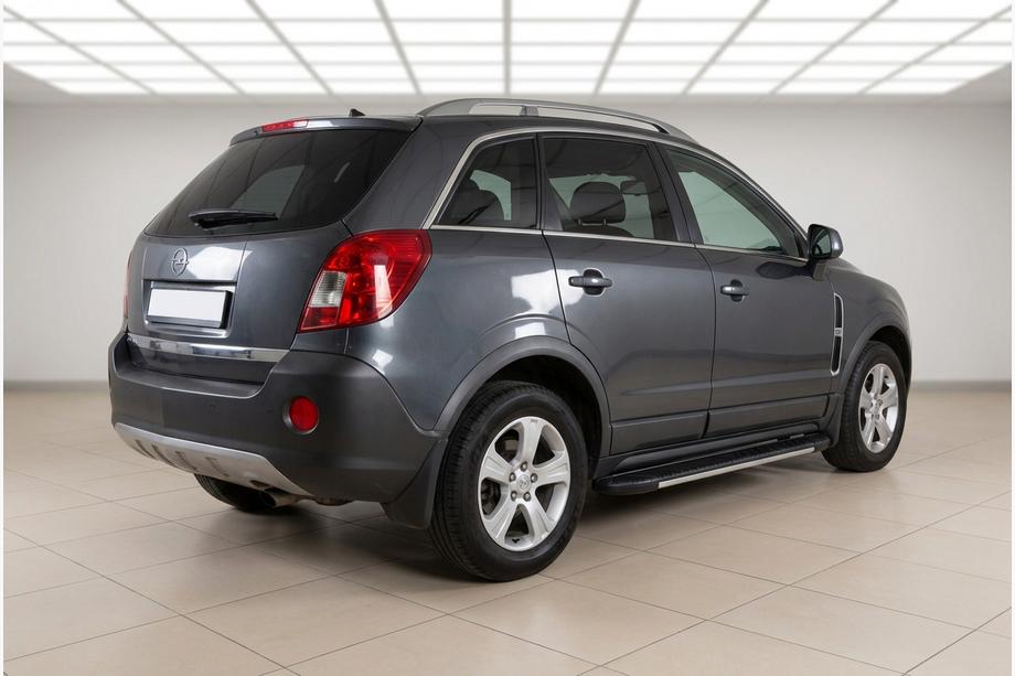 Opel Antara 2006-2017 рр. Бокові пороги Bosphorus Grey (2 шт., Алюміній) Image