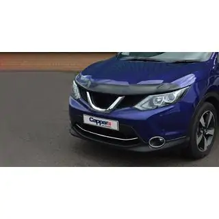 Дефлектор капота EuroCap (2014-2017) Nissan Qashqai 2014-2021 рр. фото 3