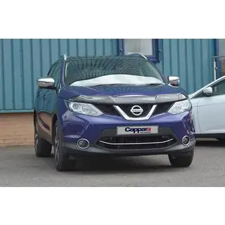 Дефлектор капота EuroCap (2014-2017) Nissan Qashqai 2014-2021 рр. фото 4
