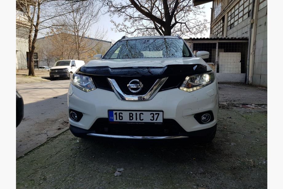 Nissan Qashqai 2014-2021 рр. Дефлектор капота EuroCap (2014-2017) Фото 7