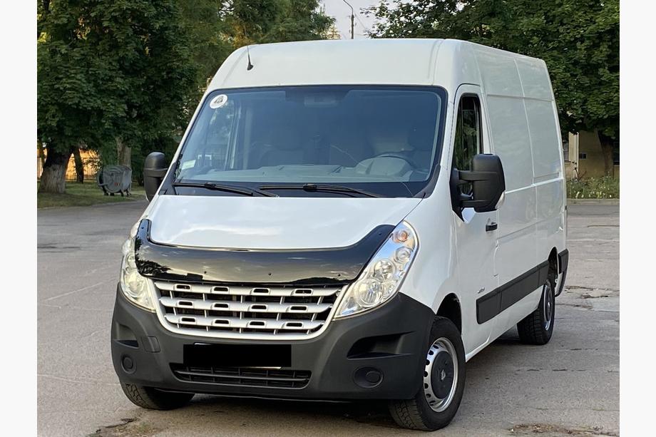 Renault Master 2011-2023 рр. Дефлектор капота 2010-2014 (EuroCap) Image
