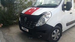 Renault Master 2011-2023 рр. Дефлектор капота 2015-2019 (EuroCap) фото 10