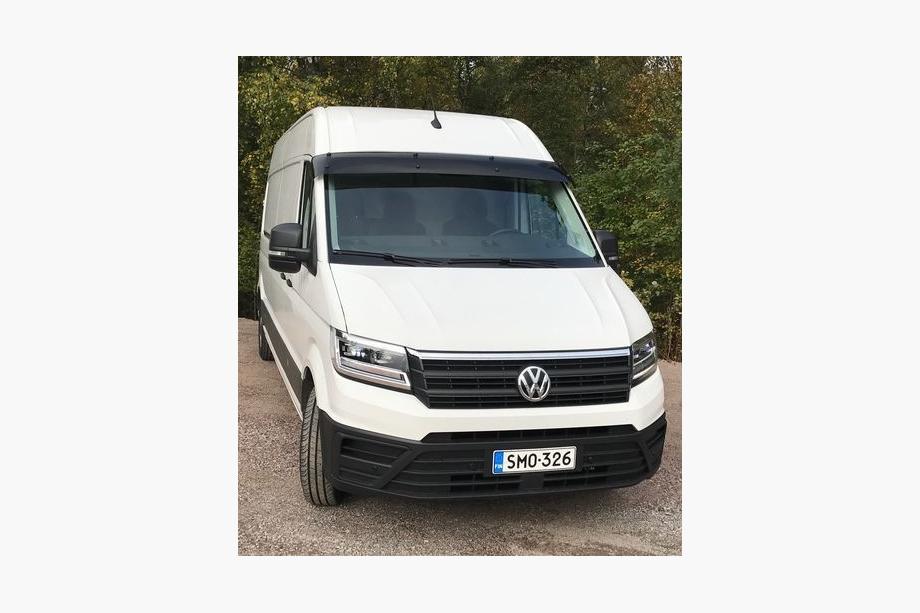 Volkswagen Crafter 2016- рр. Дефлектор капоту (EuroCap) Фото 9