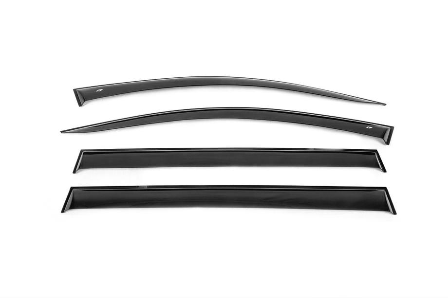 Renault Megane II 2004-2009 рр. Вітровики SW (4 шт, Cobra) Фото 1