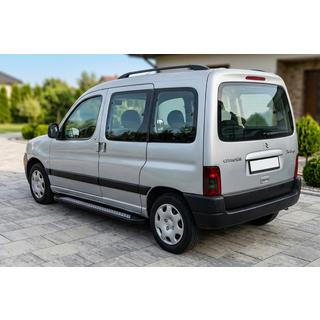 Бокові пороги New Vision Black (2 шт., алюміній) Citroen Berlingo 1996-2008 рр. фото 1