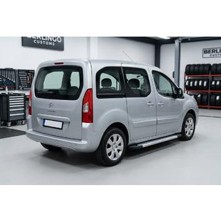 Бокові пороги New Vision Grey (2 шт., алюміній) Citroen Berlingo 2008-2018 рр. фото 1