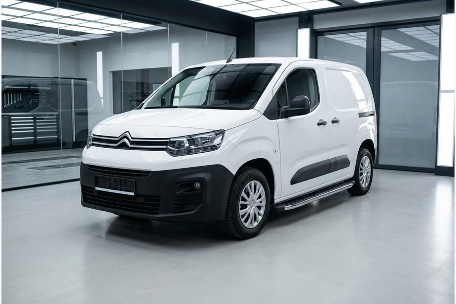 Citroen Berlingo/Multispace 2018- рр. Бокові пороги BlackLine (2 шт., алюміній) Коротка база Фото 1