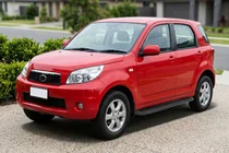 Daihatsu Terios 2006-2017 рр. Бокові пороги Tayga Black (2 шт., алюміній) фото 1