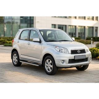 Бокові пороги BlackLine (2 шт., алюміній) Daihatsu Terios 2006-2017 рр. фото 1