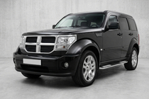 Dodge Nitro 2006-2011 рр. Бокові пороги Tayga V2 (2 шт., алюміній) фото 1