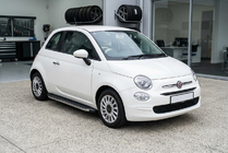 Fiat 500/500L 2013-2022 рр. Бокові пороги BlackLine (2 шт., алюміній) фото 1