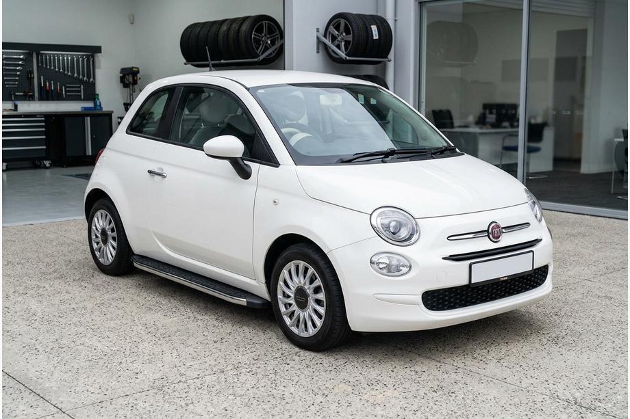 Fiat 500/500L 2013-2022 рр. Бокові пороги BlackLine (2 шт., алюміній) Image