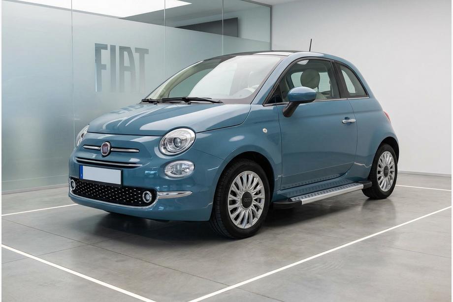 Fiat 500/500L 2013-2022 рр. Бокові пороги New Vision Grey (2 шт., алюміній) Image