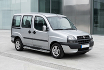 Fiat Doblo I 2001-2005 рр. Бокові пороги Tayga V2 (2 шт., алюміній) фото 1