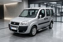 Fiat Doblo I 2005-2010 рр. Бокові пороги Tayga V2 (2 шт., алюміній) фото 1