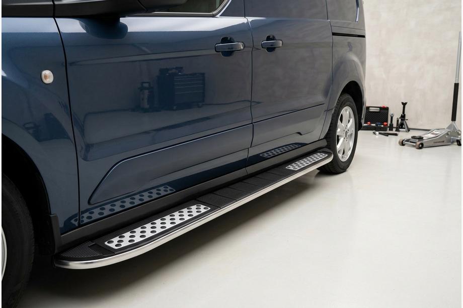 Ford Connect 2014-2021 рр. Бокові пороги Tayga V2 (2 шт., алюміній) Image