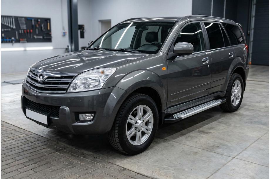 GreatWall Haval/Hover H3 2005-2013 рр. Бокові пороги New Vision Grey (2 шт., алюміній) Фото 1