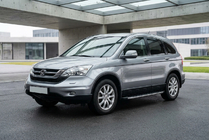 Honda CRV 2007-2011 рр. Бокові пороги BlackLine (2 шт., алюміній) фото 1