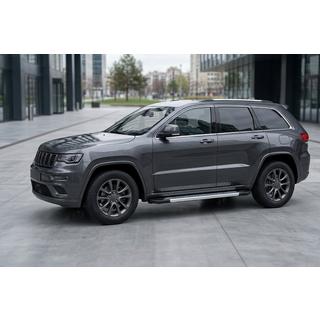 Бокові пороги New Vision Grey (2 шт., алюміній) Jeep Grand Cherokee WK2 2010-2021 рр. фото 1