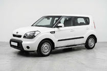 Kia Soul I 2008-2013 рр. Бокові пороги Tayga V2 (2 шт., алюміній) фото 1