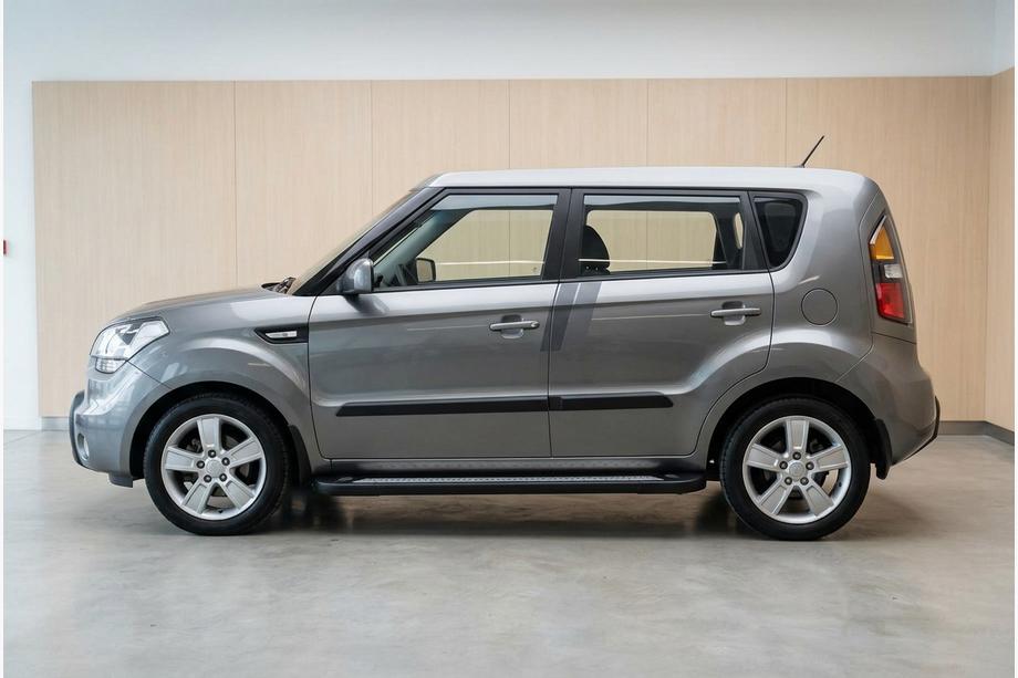 Kia Soul I 2008-2013 рр. Бокові пороги New Vision Black (2 шт, алюміній) Фото 1