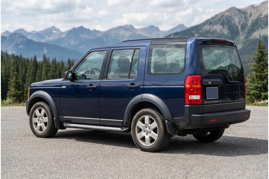 Land Rover Discovery III 2004-2009 рр. Бокові пороги New Vision Black (2 шт, алюміній) Фото 1