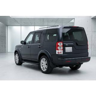 Бокові пороги Tayga Black (2 шт., алюміній) Land Rover Discovery IV 2009-2017 рр. фото 2
