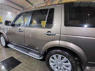 Land Rover Discovery IV 2009-2017 рр. Бокові пороги Tayga V2 (2 шт., алюміній) фото 4