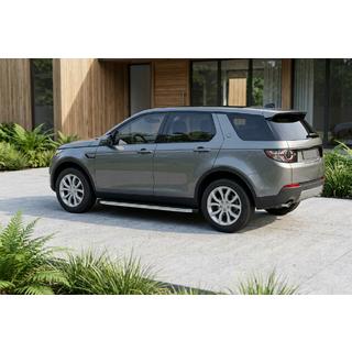 Бокові пороги BlackLine (2 шт., Алюміній) Land Rover Discovery Sport 2014- рр. фото 1