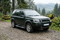 Land Rover Freelander I 1997-2006 рр. Бокові пороги Tayga V2 (2 шт., алюміній) фото 1
