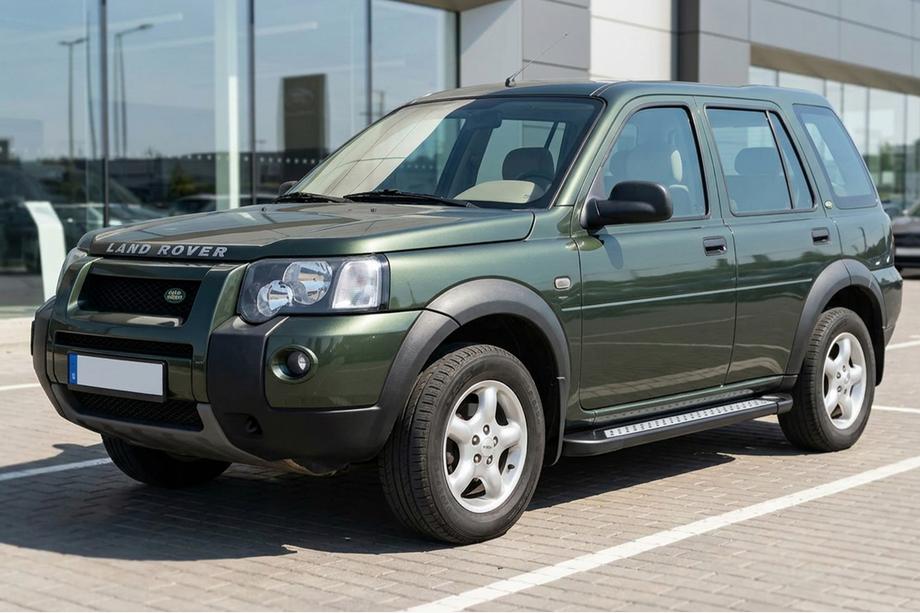Land Rover Freelander I 1997-2006 рр. Бокові пороги New Vision Black (2 шт, алюміній) Фото 1