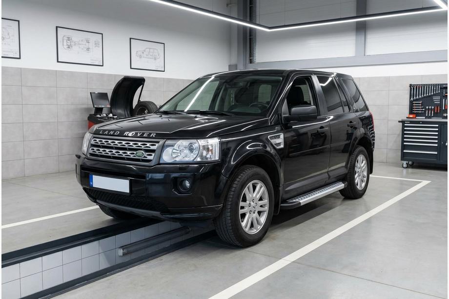 Land Rover Freelander II 2006-2014 рр. Бокові пороги New Vision Grey (2 шт, алюміній) Фото 1