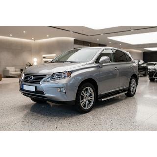 Бокові пороги BlackLine (2 шт, алюміній) Lexus RX 2009-2015 рр. фото 1