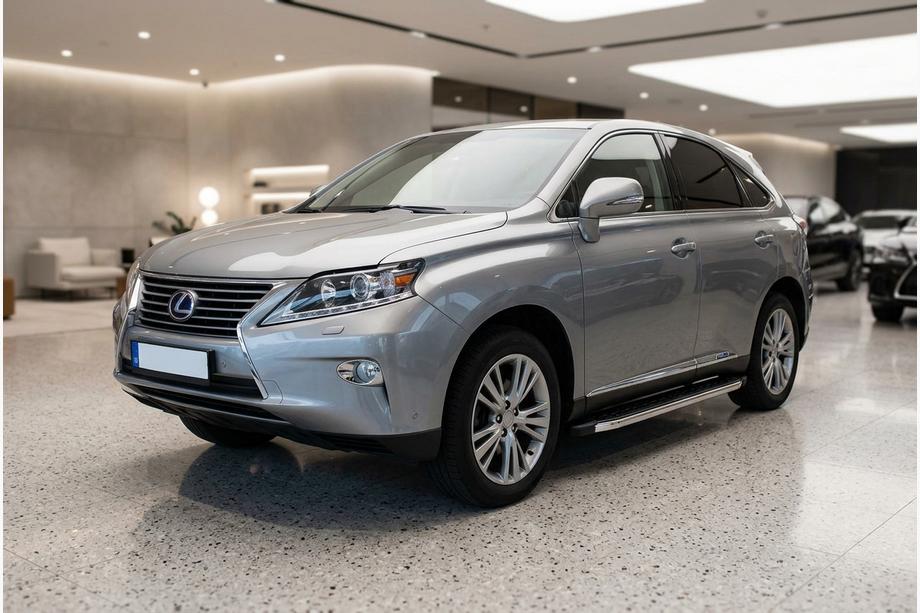 Lexus RX 2009-2015 рр. Бокові пороги BlackLine (2 шт, алюміній) Image