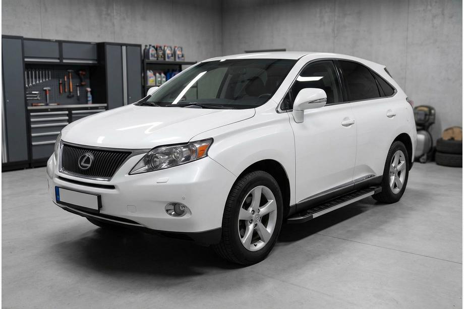 Lexus RX 2009-2015 рр. Бокові пороги RedLine V1 (2 шт, алюміній) Image
