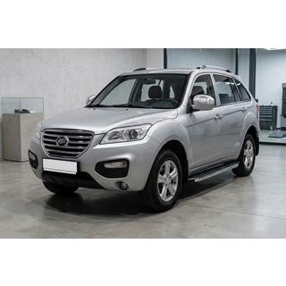 Бокові пороги BlackLine (2 шт., алюміній) Lifan X60 2011- рр. фото 1