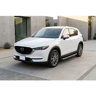 Бокові пороги BlackLine (2 шт., алюміній) Mazda CX-5 2017-2025 рр. фото 1