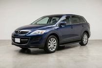 Mazda CX-9 2007-2016 рр. Бокові пороги Tayga Black (2 шт., алюміній) фото 1