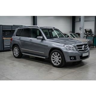 Бокові пороги BlackLine (2 шт., алюміній) Mercedes GLK class X204 2008-2015 рр. фото 1