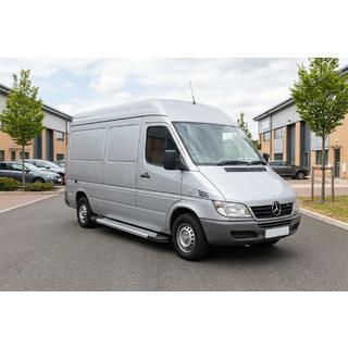 Бокові пороги New Vision Grey (2 шт., алюміній) Mercedes Sprinter W901/902/903/904/905 1995-2006 рр. фото 1