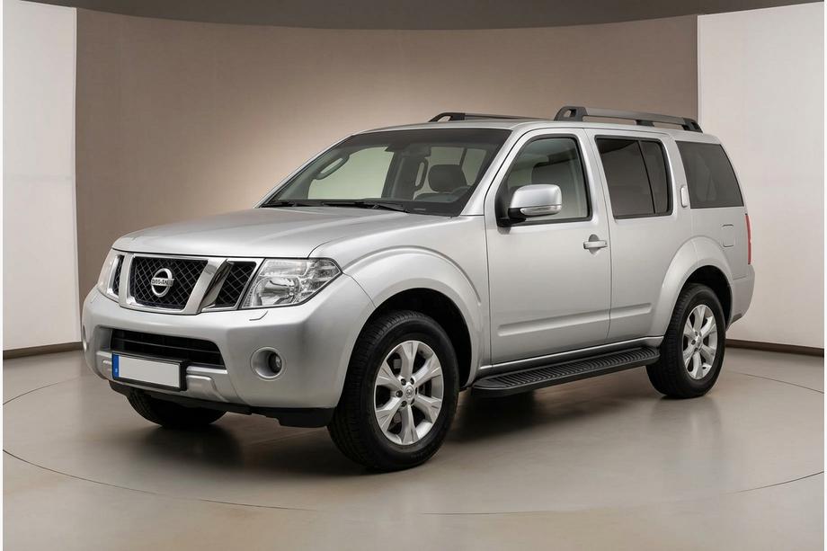 Nissan Pathfinder R51 2005-2014 рр. Бокові пороги Tayga Black (2 шт., алюміній) Image