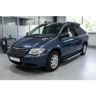 Бокові пороги RedLine V1 (2 шт., алюміній) Chrysler Voyager 2001-2007 рр. фото 1