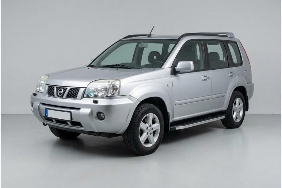 Nissan X-trail T30 2002-2007 рр. Бокові пороги BlackLine (2 шт., алюм.) Фото 1