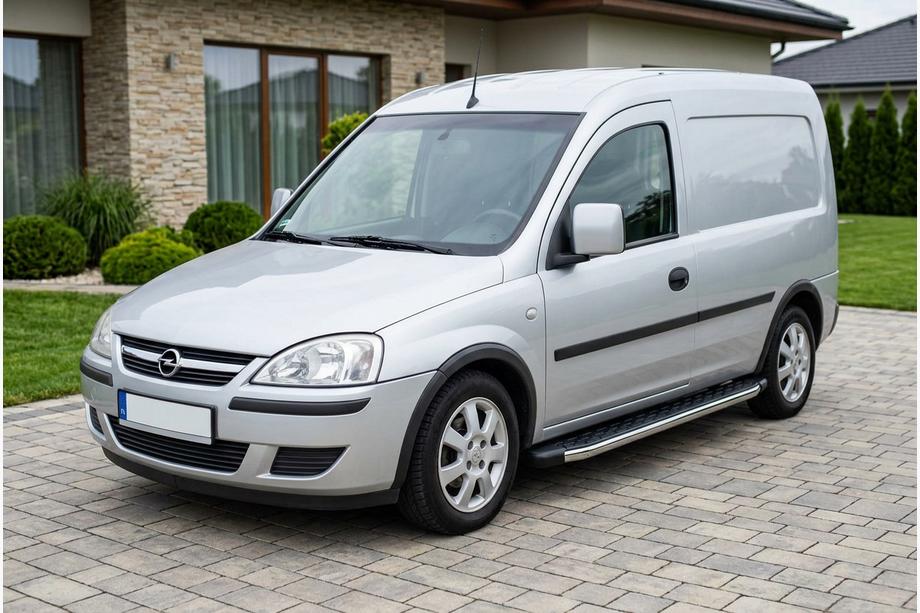 Opel Combo 2002-2012 рр. Бокові пороги BlackLine (2 шт., алюм.) Image