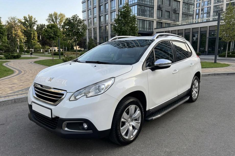 Peugeot 2008 2013-2019 рр. Бокові пороги BlackLine (2 шт., алюміній) Image