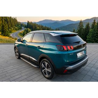 Бокові пороги BlackLine (2 шт, алюміній) Peugeot 3008 2016-2023 рр. фото 1