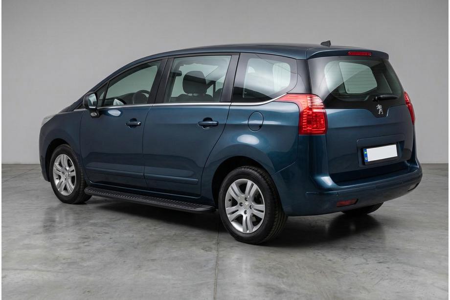 Peugeot 5008 2009-2016 рр. Бокові пороги Tayga Black (2 шт., алюміній) Image