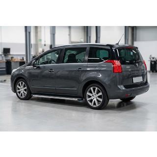 Бокові пороги BlackLine (2 шт., алюміній) Peugeot 5008 2009-2016 рр. фото 1
