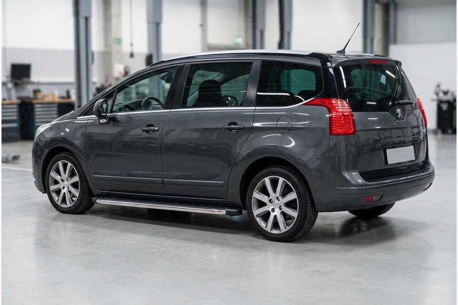 Peugeot 5008 2009-2016 рр. Бокові пороги BlackLine (2 шт., алюміній) Image